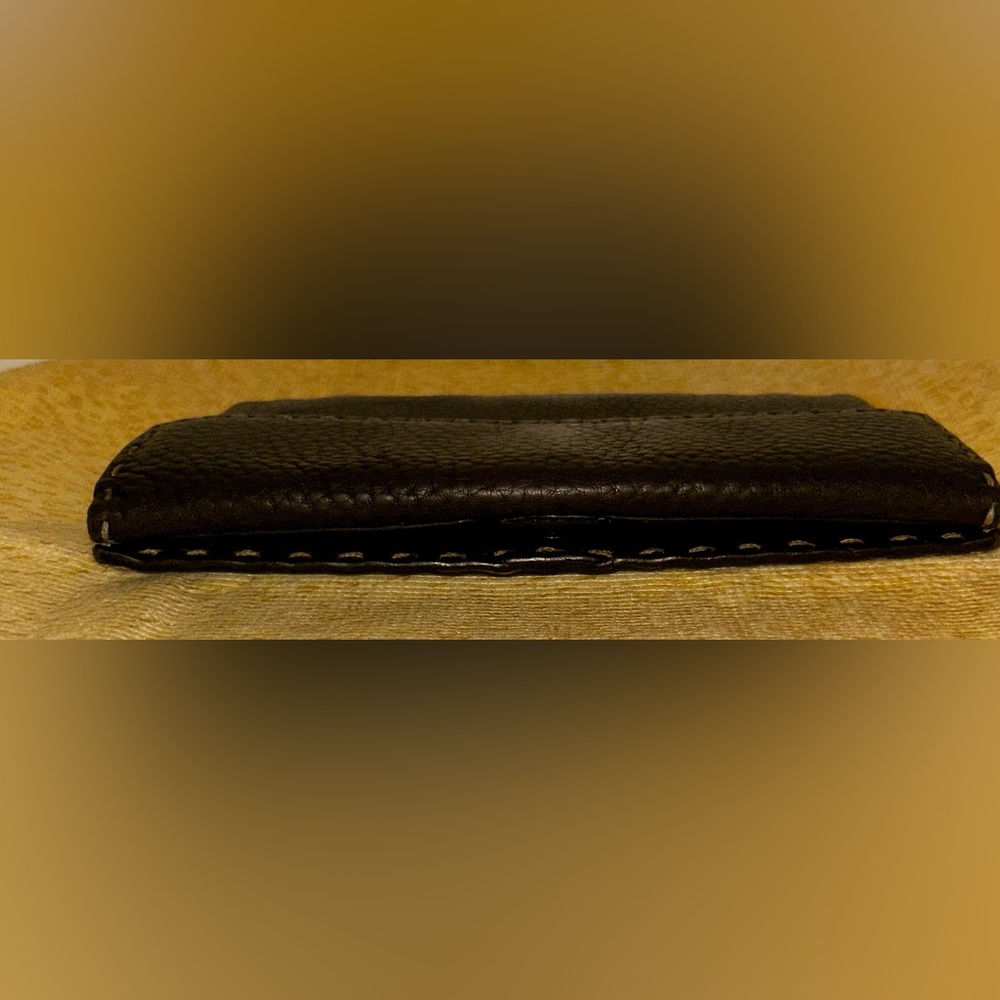 Fendi Selleria dark brown leather long wallet NICE! Authentic and SO SOFT - Picture 11 of 11